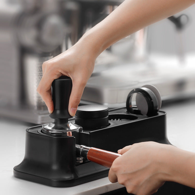 Espresso ABS press holder, storage rack handle, filling seat, multi-function handle holder, coffee press utensil
