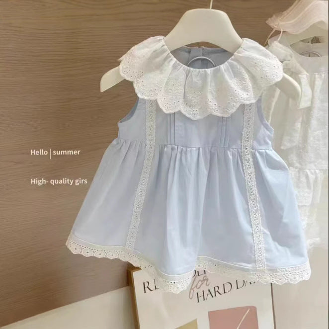 Baby clothes summer foreign baby onesies summer clothes baby girl full moon hundred days princess wrap fart clothes summer skirt