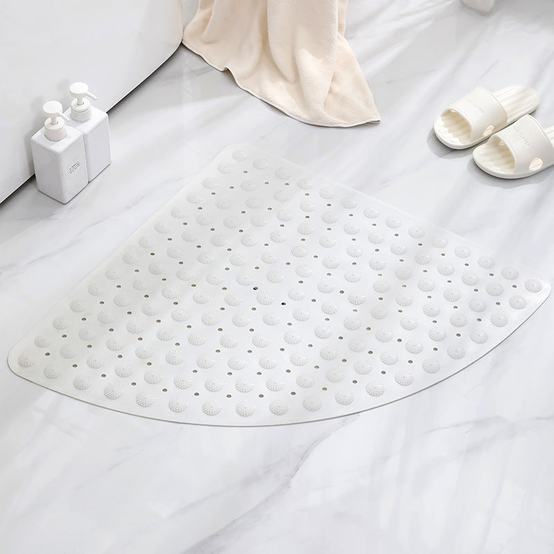 Fan-shaped shower room mat bathroom anti-skid bath bath mats hotel bathroom toilet mat bath mat