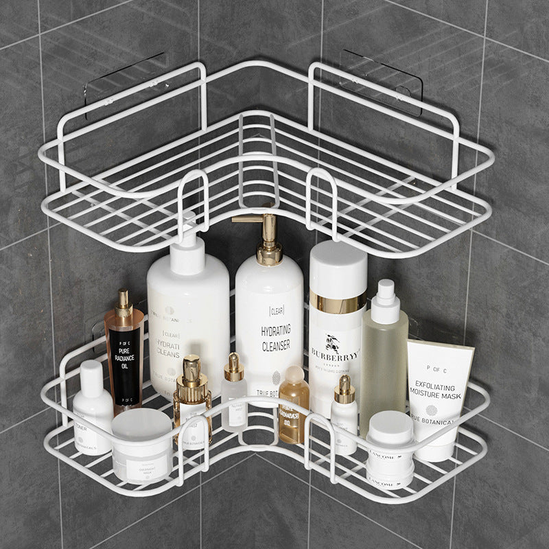 Kitchen, toilet, bathroom, non-perforated triangle shelf, wall-hung toilet, shower, vanity, storage supplies