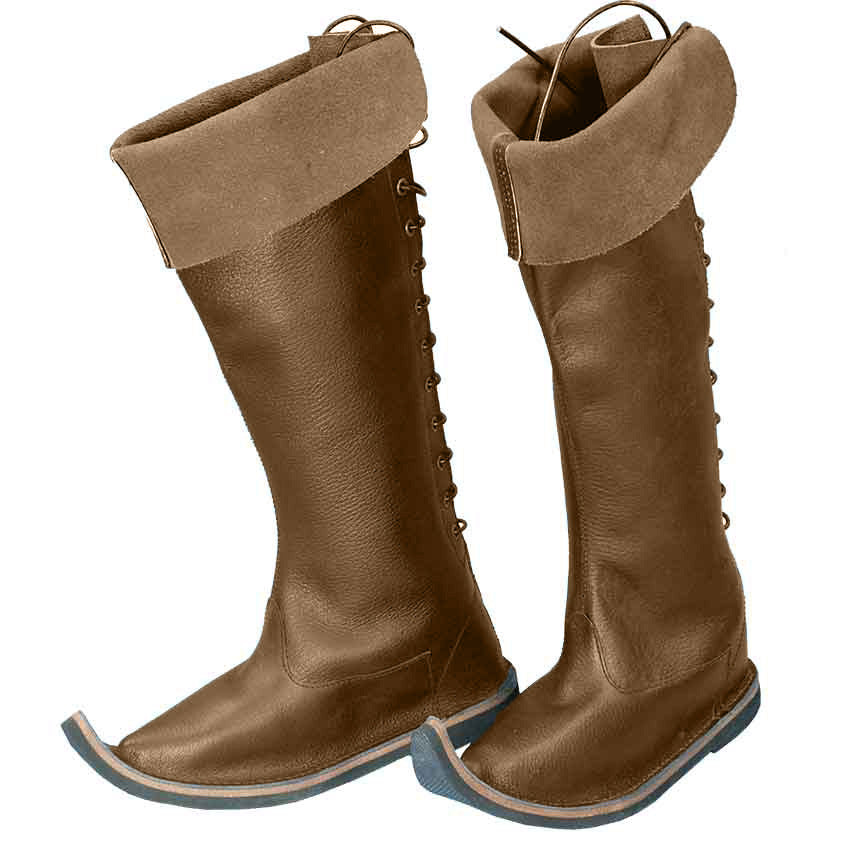 2022 Medieval Viking Amazon Independent Station Europe and the United States New Pointed Toe Nordic Retro Pirate Plus Size Men's Boots