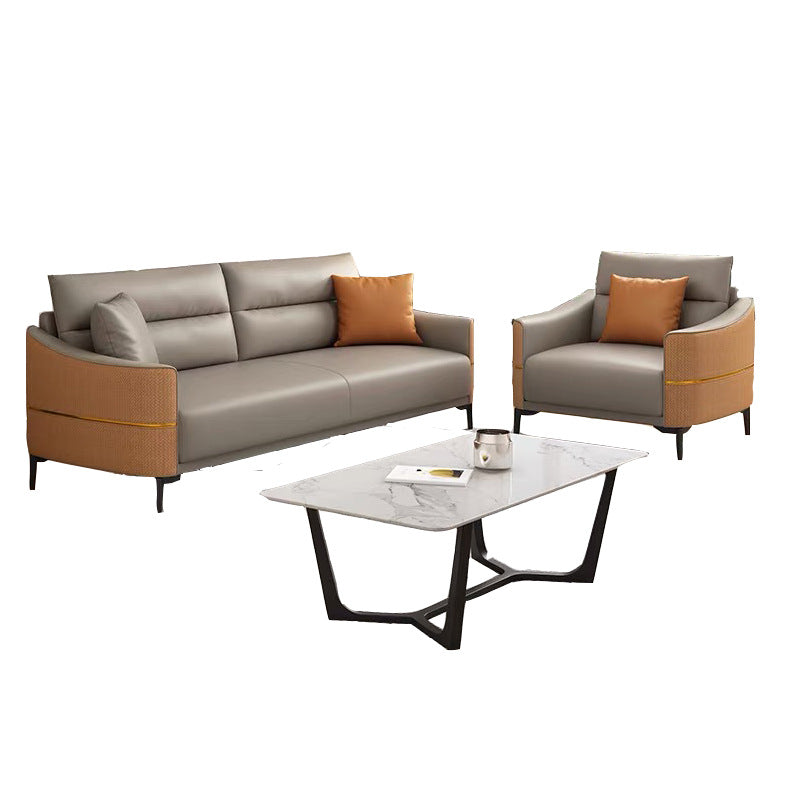 Office sofa simple, modern and fashionable, casual business, office, reception, lounge area, coffee table combination