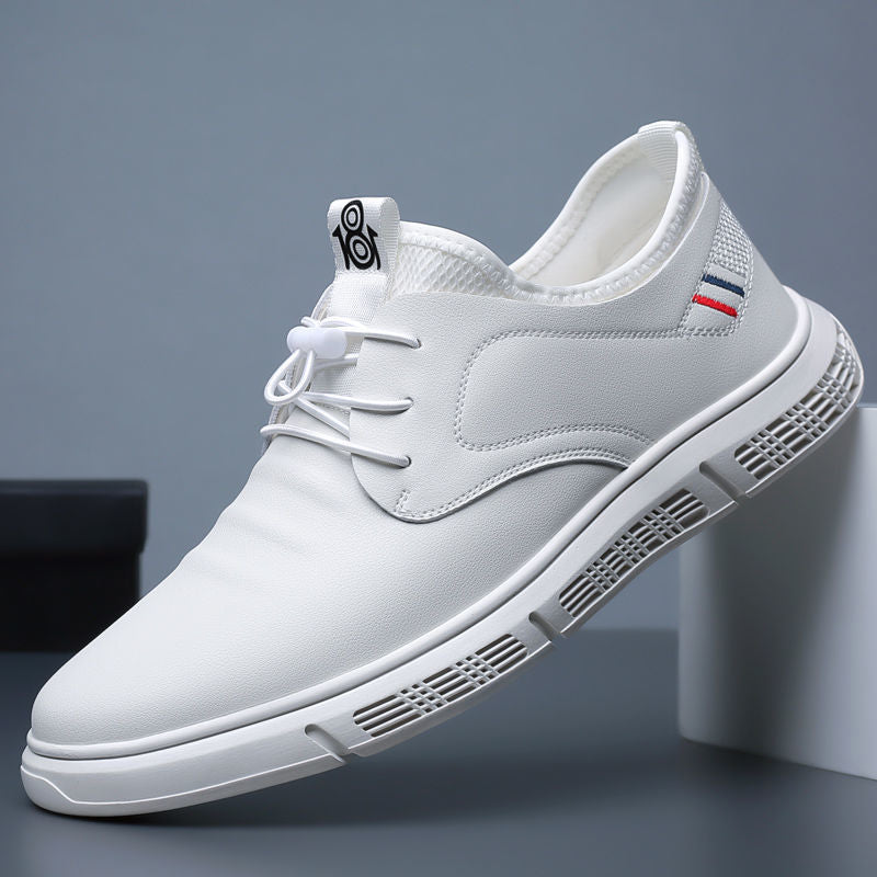 Douyin with the same men's shoes, foreign trade, business casual leather shoes, men's soft-faced black driving shoes, lazy men's shoes