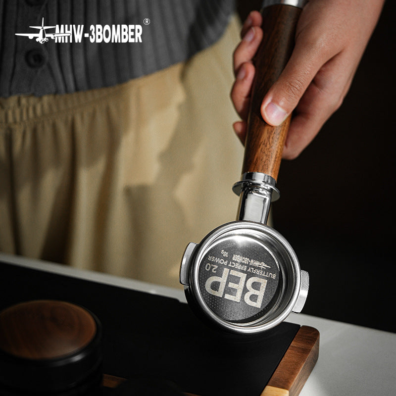 MHW-3BOMBER bomber BEP butterfly powder bowl double-layer precision powder bowl 58mm espresso machine accessories