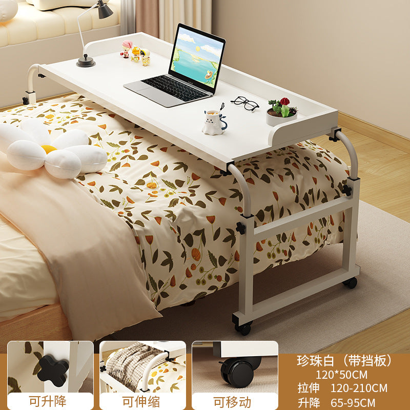 Trendy Cross Bed Table, Home Bed Table, Movable Desk, Computer Desk, Bedroom Bedside Small Table, Lazy Lifting Bed