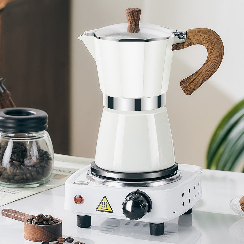 Coffee making utensils home pour-over coffee pot set outdoor single valve Italian hand mill electric brewing extraction pot Moka pot