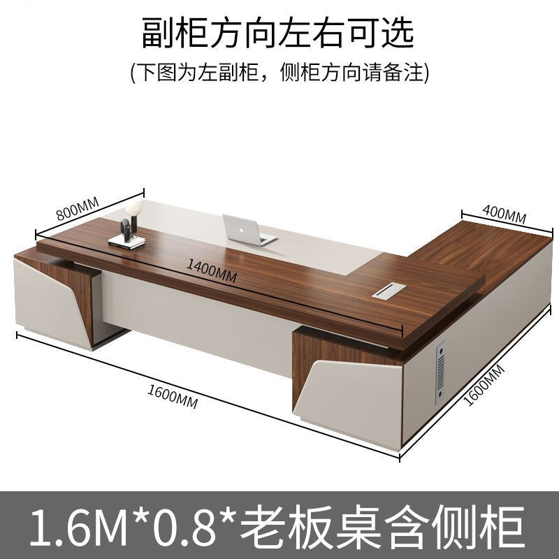 Boss Desk, Office Desk, Chair Combination, Fashion, President's Desk, Executive Desk, Atmospheric Executive Table, Boss Desk, Office Furniture