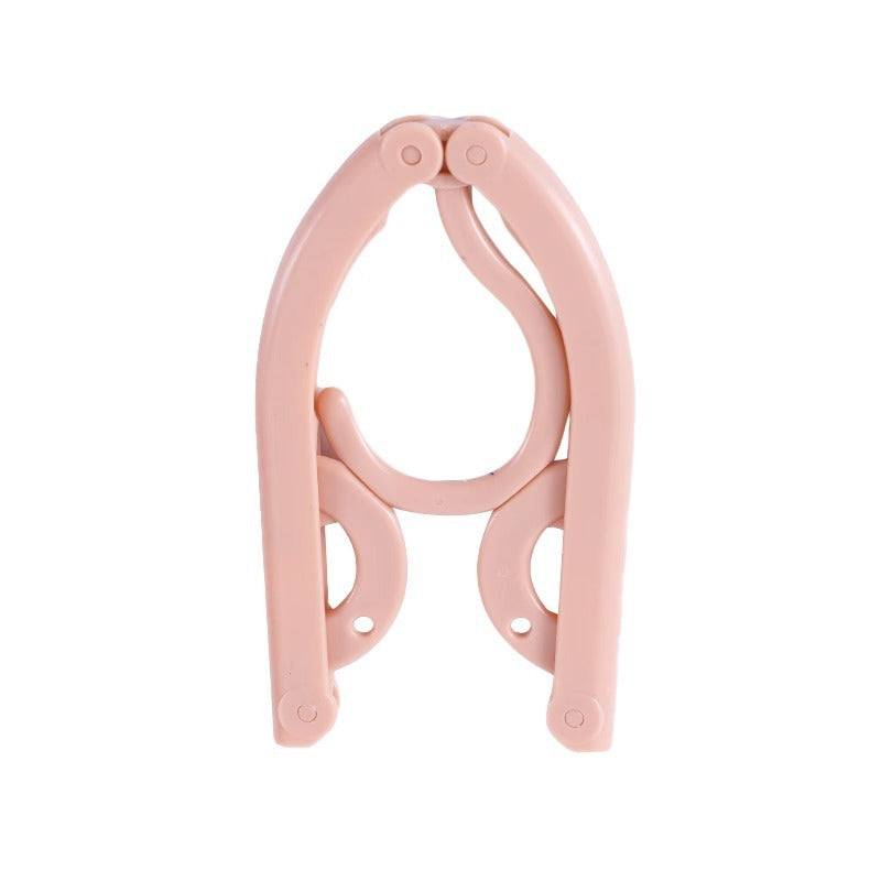Folding hanger travel model outdoor business trip portable hanger dormitory drying hanger multi-functional telescopic folding hanger