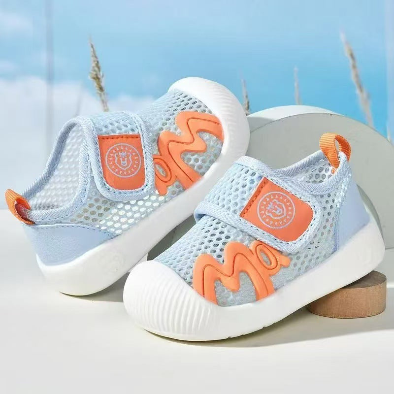 Baby sandals, summer toddler shoes, 0-3 year old baby non-slip soft sole baby net shoes, boy baby shoes in stock2
