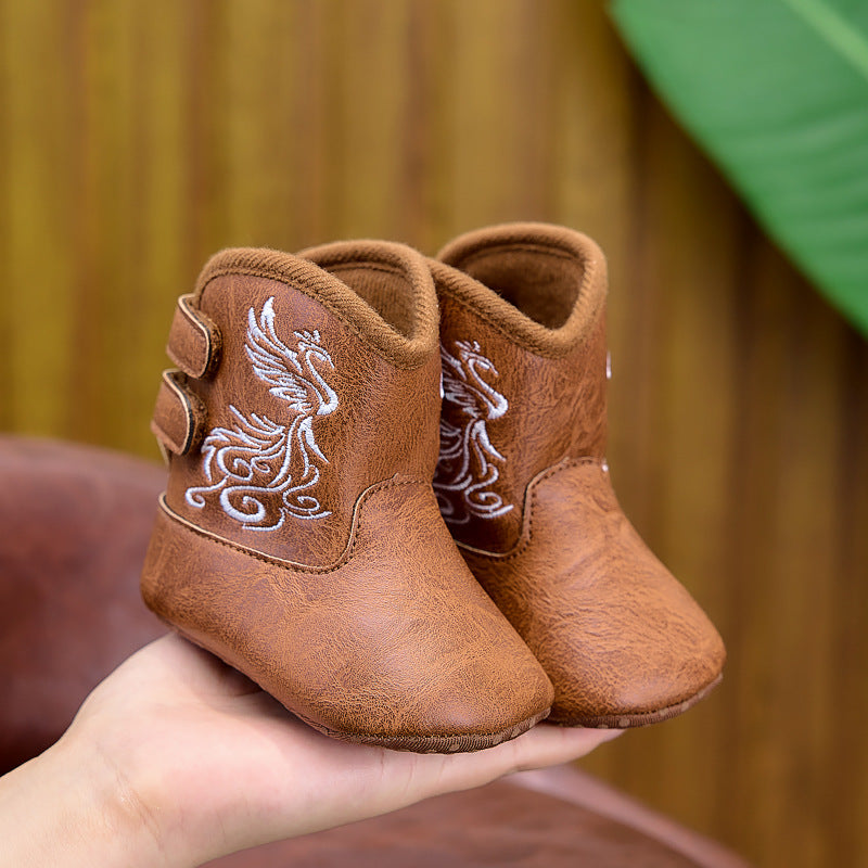 Baby boots casual fashion spring and autumn winter 6-12-18 months baby toddler shoes soft sole non-slip toddler shoes