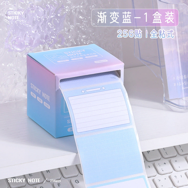 Pull-out post-it sticky notes for students with high value, special sticky notes for junior high school students, sticky notes sticky notes
