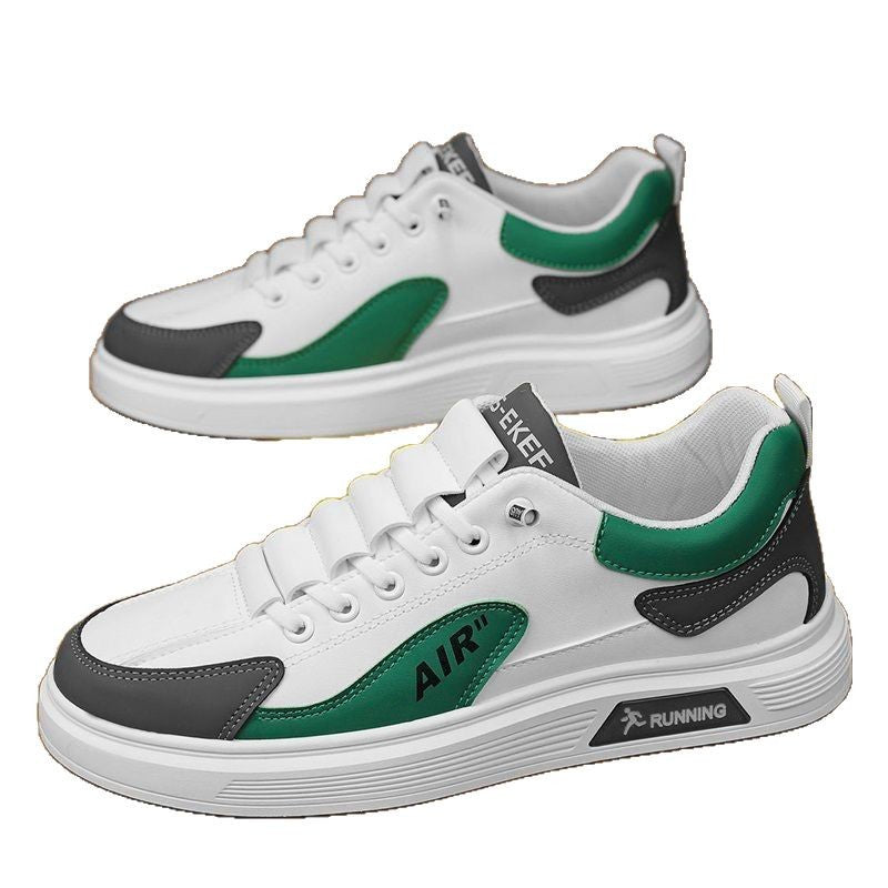 Men's shoes spring 2025 new breathable sporty versatile casual sneakers casual shoes men's one foot slip small white shoes men