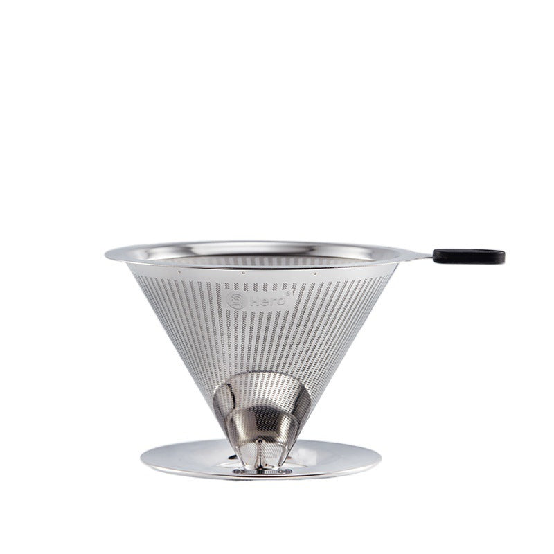 Coffee Filter, Pour-over Pot Set, Stainless Steel Filter Cup, Drip Portable Coffee Filter Filter