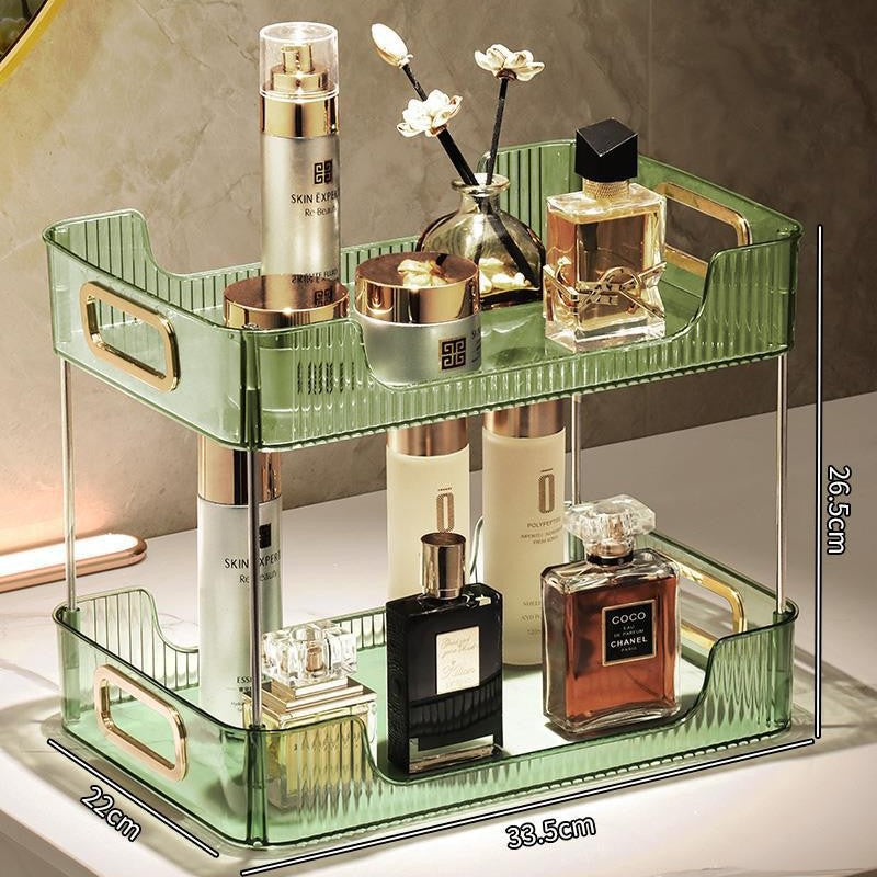 Light luxury washstand, cosmetics shelf, toilet, washroom, washroom, countertop, bathroom, dressing table, storage box