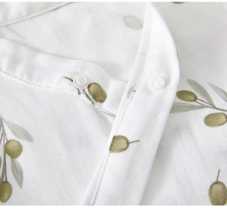 Silk gauze hayi, summer baby onesie, thin air-conditioned clothes, newborn baby girls, monk clothes, short-sleeved climbing clothes