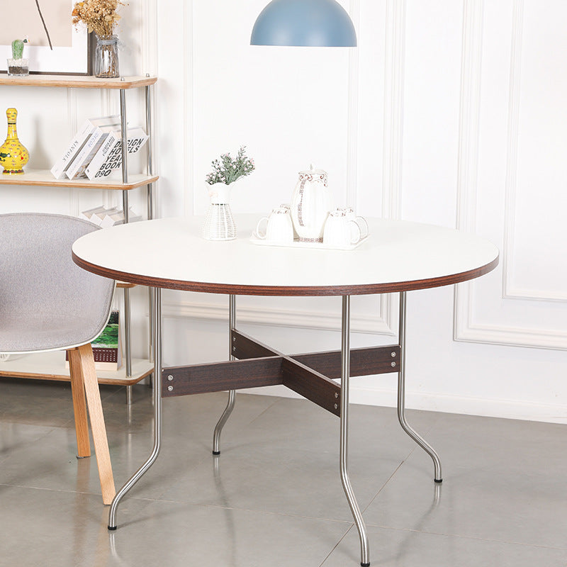 White round table