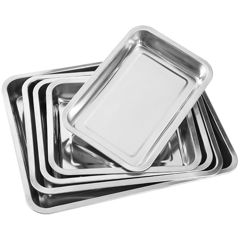 Household rectangular tray