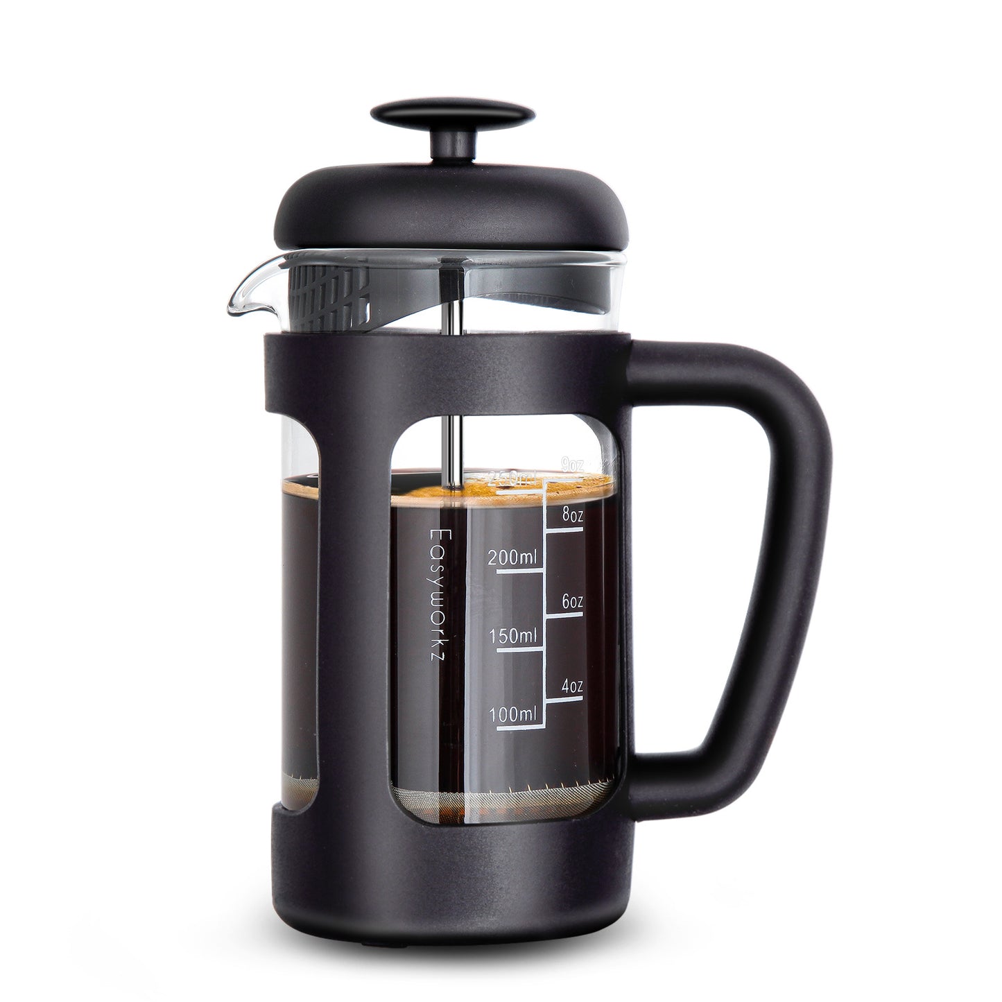 Glass press, coffee, pour-over kettle, home brewing coffee, filter utensils, tea brewer set