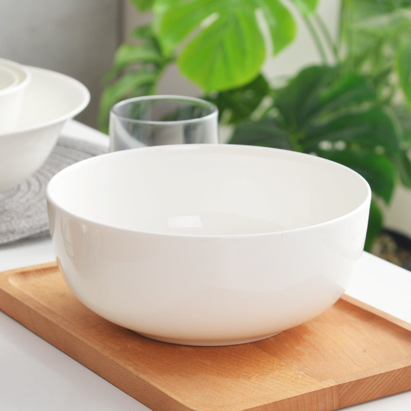 White noodle bowl