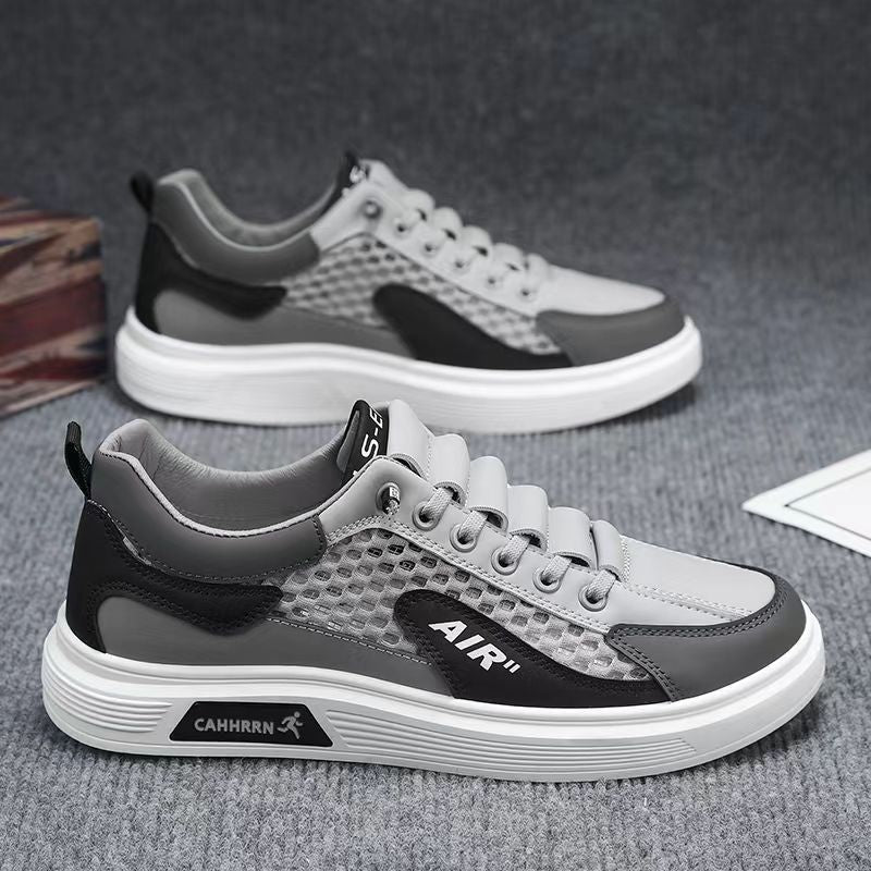 Men's Shoes 2024 Summer New Large Mesh Shoes Fashion Trend Versatile Non-slip Mesh Breathable Casual Shoes Trendy Shoes