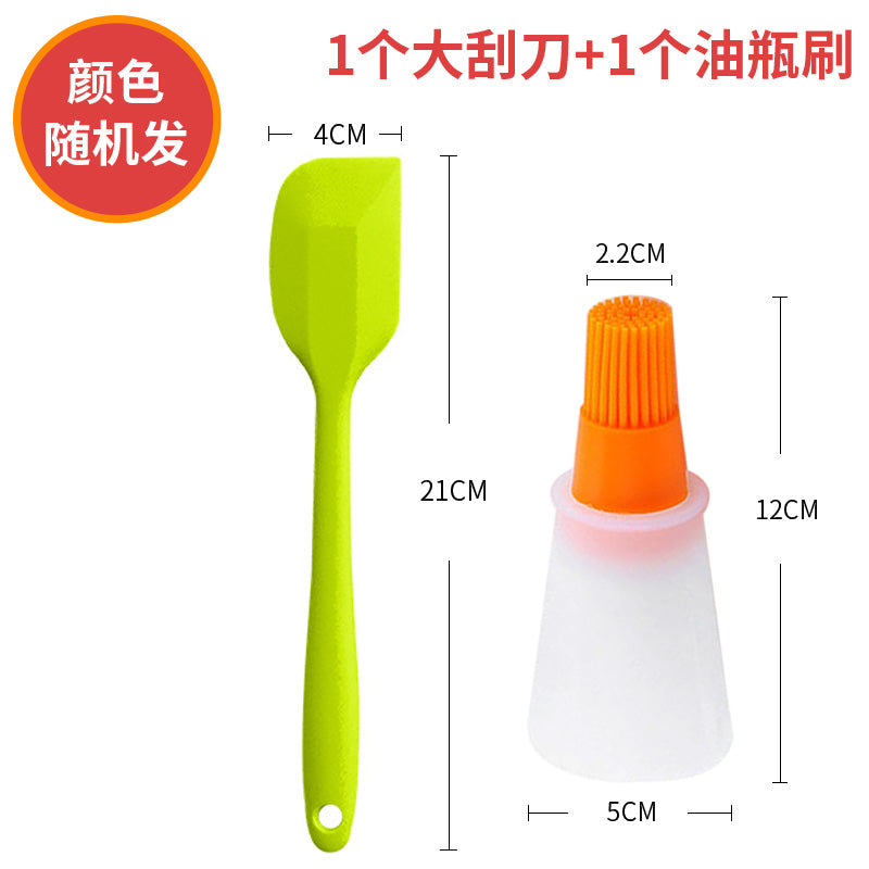 Silicone integrated oil brush