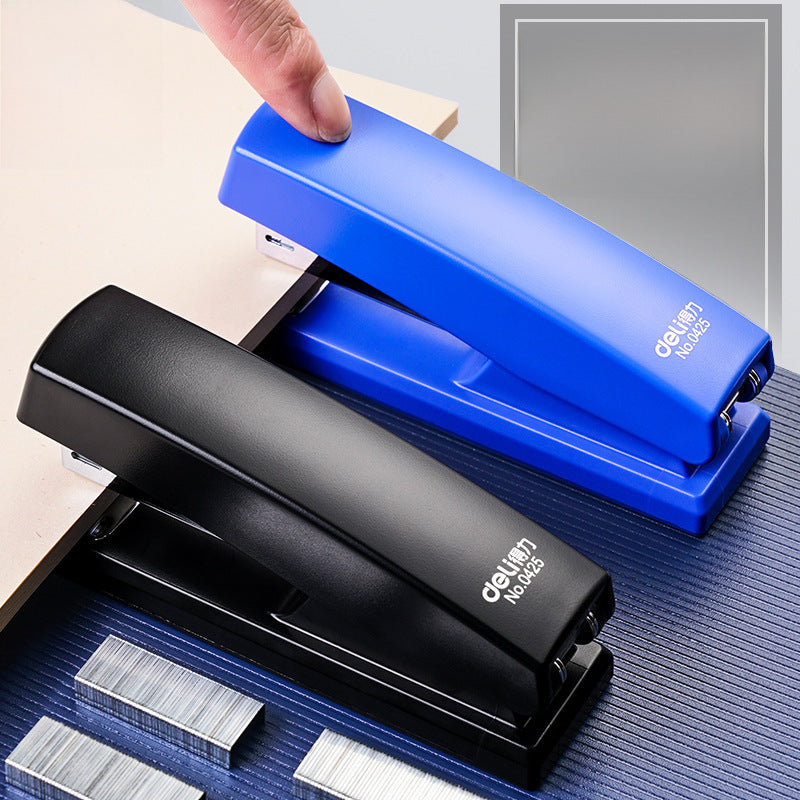Deli 0425 stapler medium binding 12th large book staple can nail 20 pages of paper student office stationery