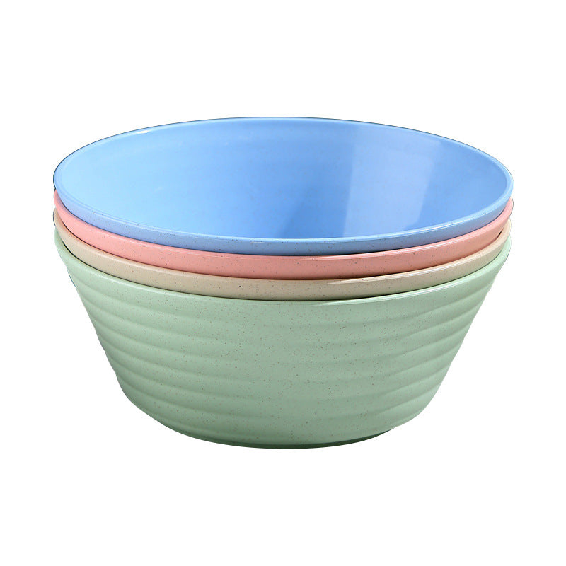 Simple ramen bowl plastic bowl large household instant noodle bowl spicy hot snail noodle special soup bowl anti-drop bowl wholesale