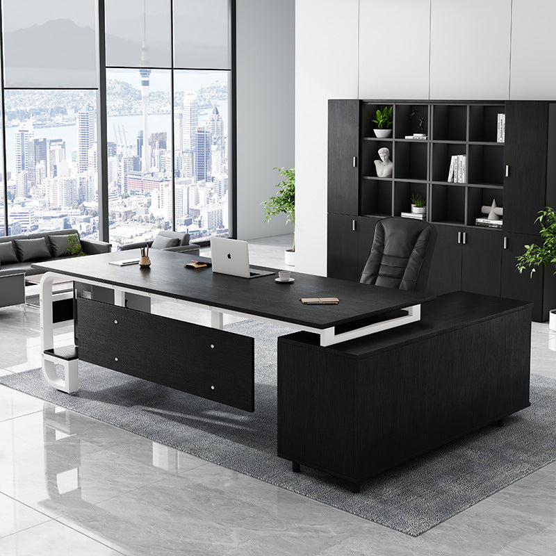 General Manager's Desk, Desk and Chair Combination, Boss Desk, Simple and Modern Executive Desk, Executive Desk, Executive Desk