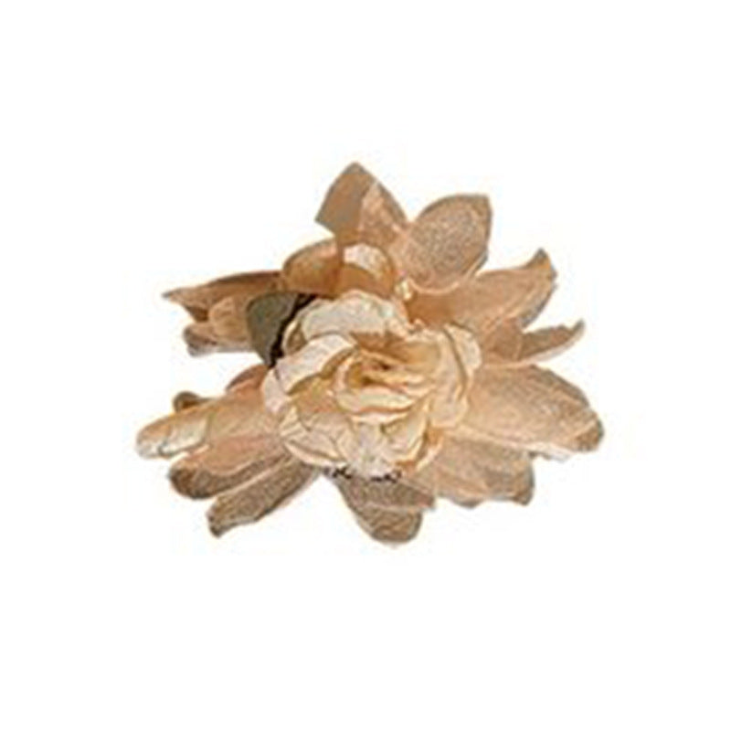 Super fairy camellia grab clip women's summer forest series fairy beauty shark clip French pan hairpin back of the head clip headwear