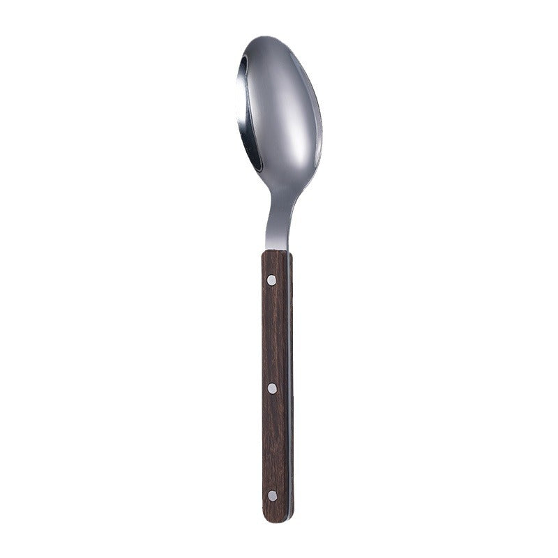 New stainless steel cutlery cutlery cutlery home kitchen hotel western restaurant steak knife clamp handle cutlery set wholesale