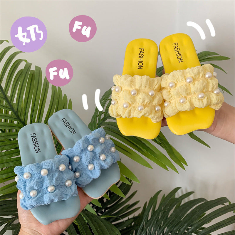 Children's slippers, new little princess, fairy style, soft soles, non-slip outside, with skirts, versatile, casual and breathable, girls' sandals