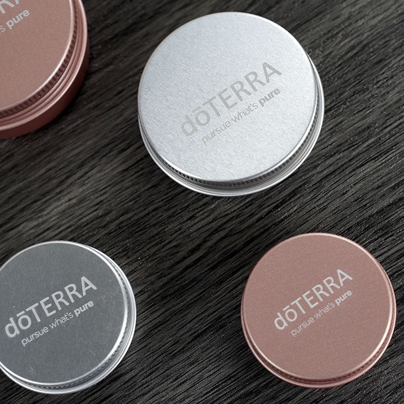 DIY doTERRA sub-packed aluminum box skin care product sub-packing box seal-proof travel carry sub-pack can engrave logo