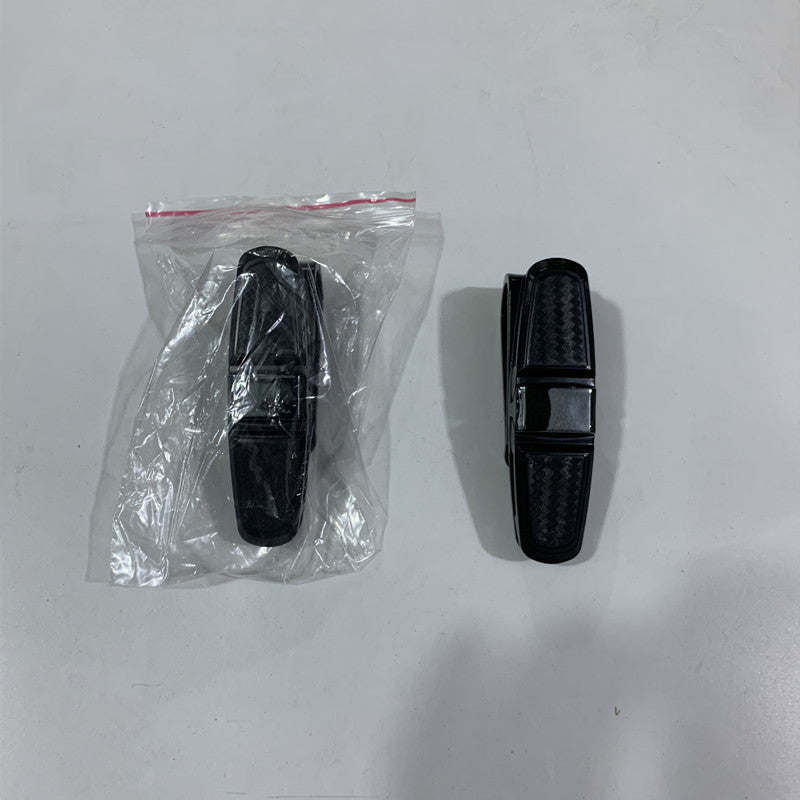 Auto Supplies Carbon Fiber Car Glasses Clip Sunglasses Clip Car Card Holder Bill Clip Practical Tools in the Car