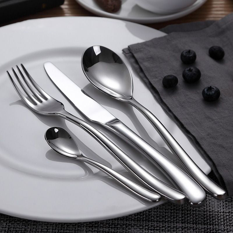Moonshine steak cutlery cutlery stainless steel western tableware restaurant household thickened steak cutlery high-value cutlery set