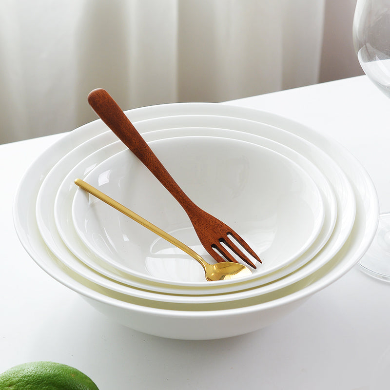 White noodle bowl