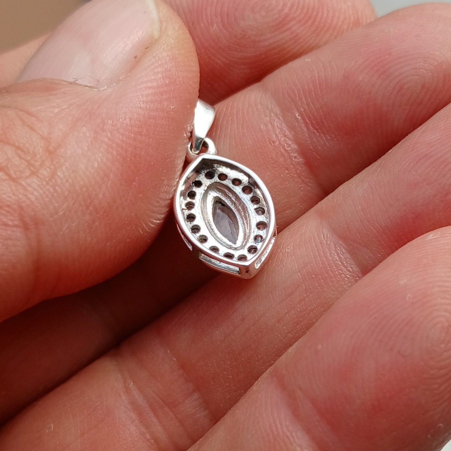Moonstone Pendant, Charm Pendant, Sterling Silver Pendant, Moonstone