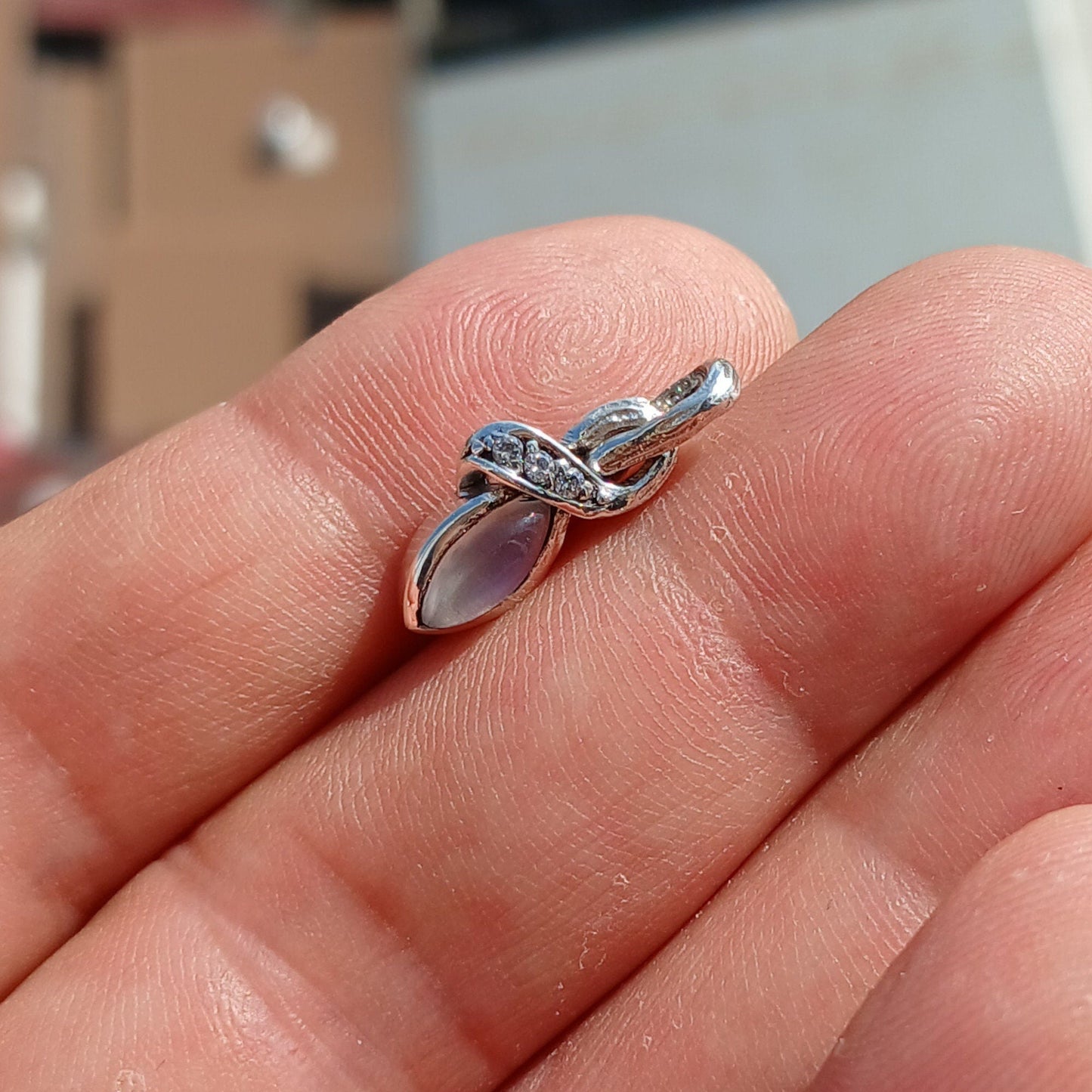 Moonstone Pendant, women's Pendant, Sterling Silver Pendant, Moonstone