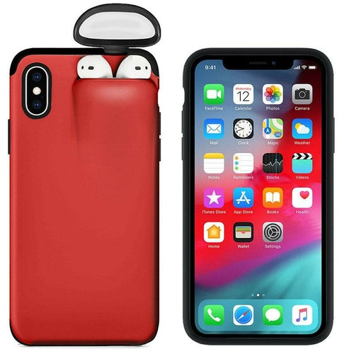 Case for iPhone 11 Pro Max Xs Xr X 10 8 7 6 6s Plus SE2 with AirPods