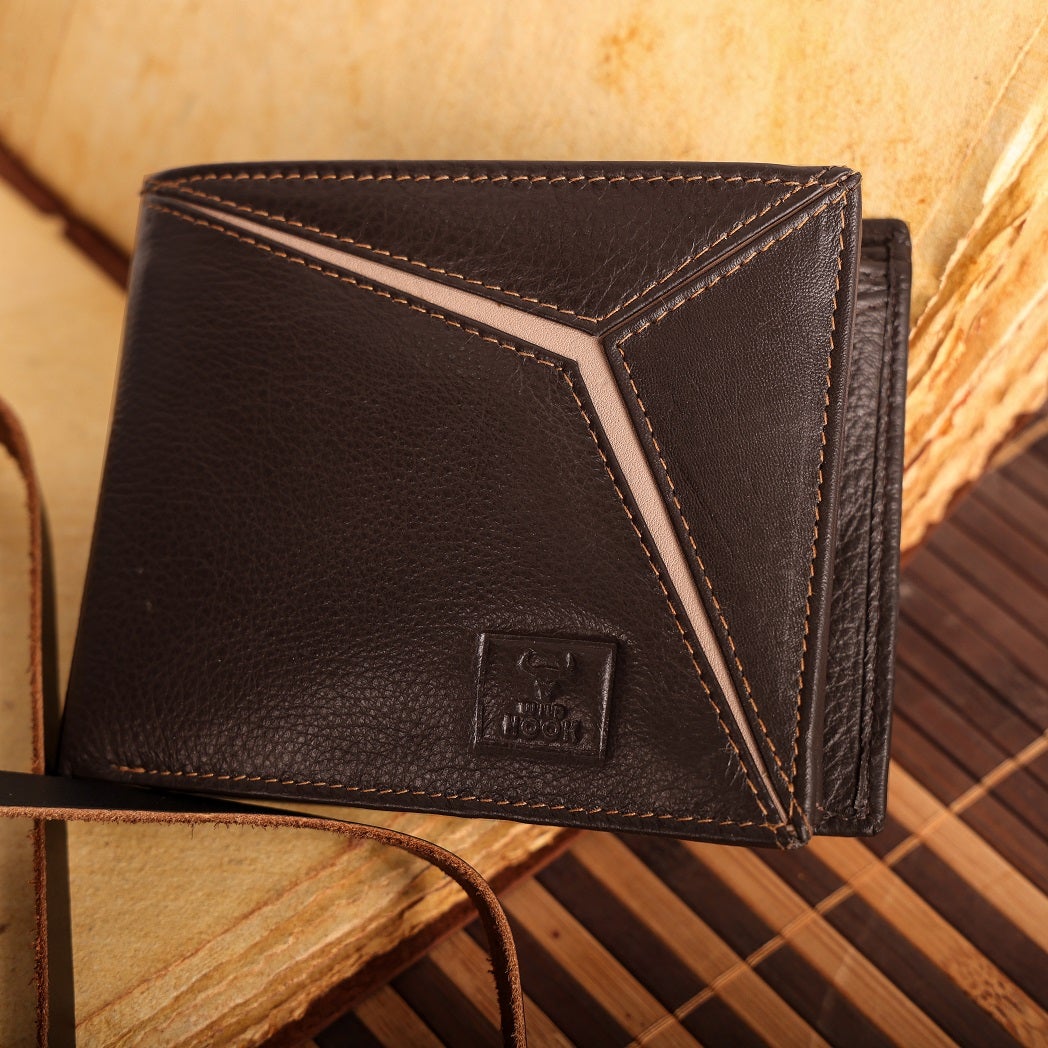 Twin Leather Men Wallet