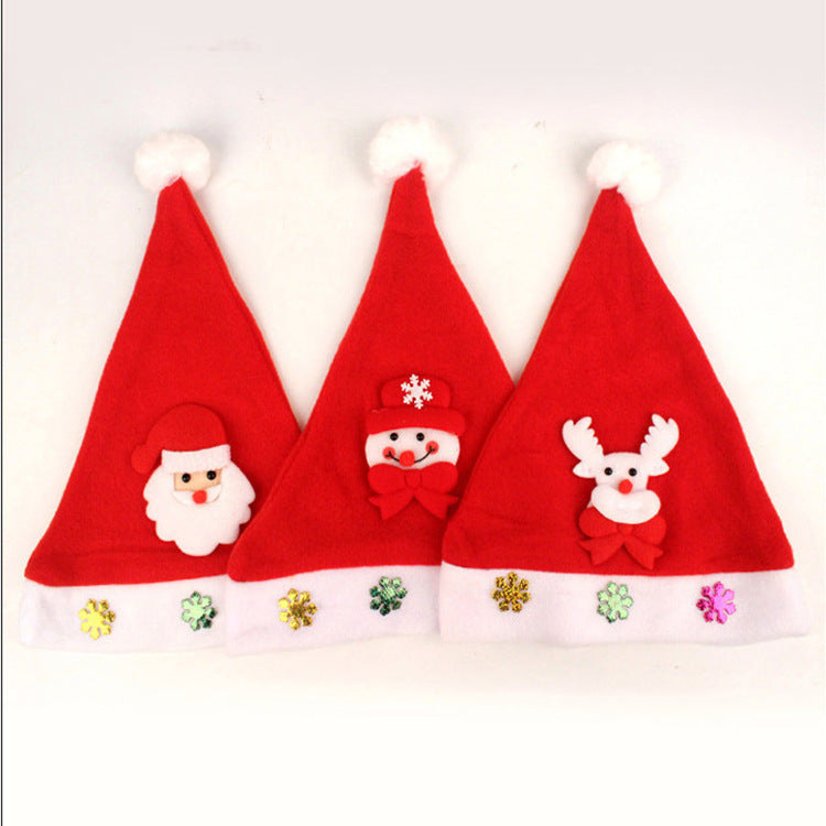 Santa hat kids antler gift gift Christmas tree pendant glow headband christmas headband christmas decoration
