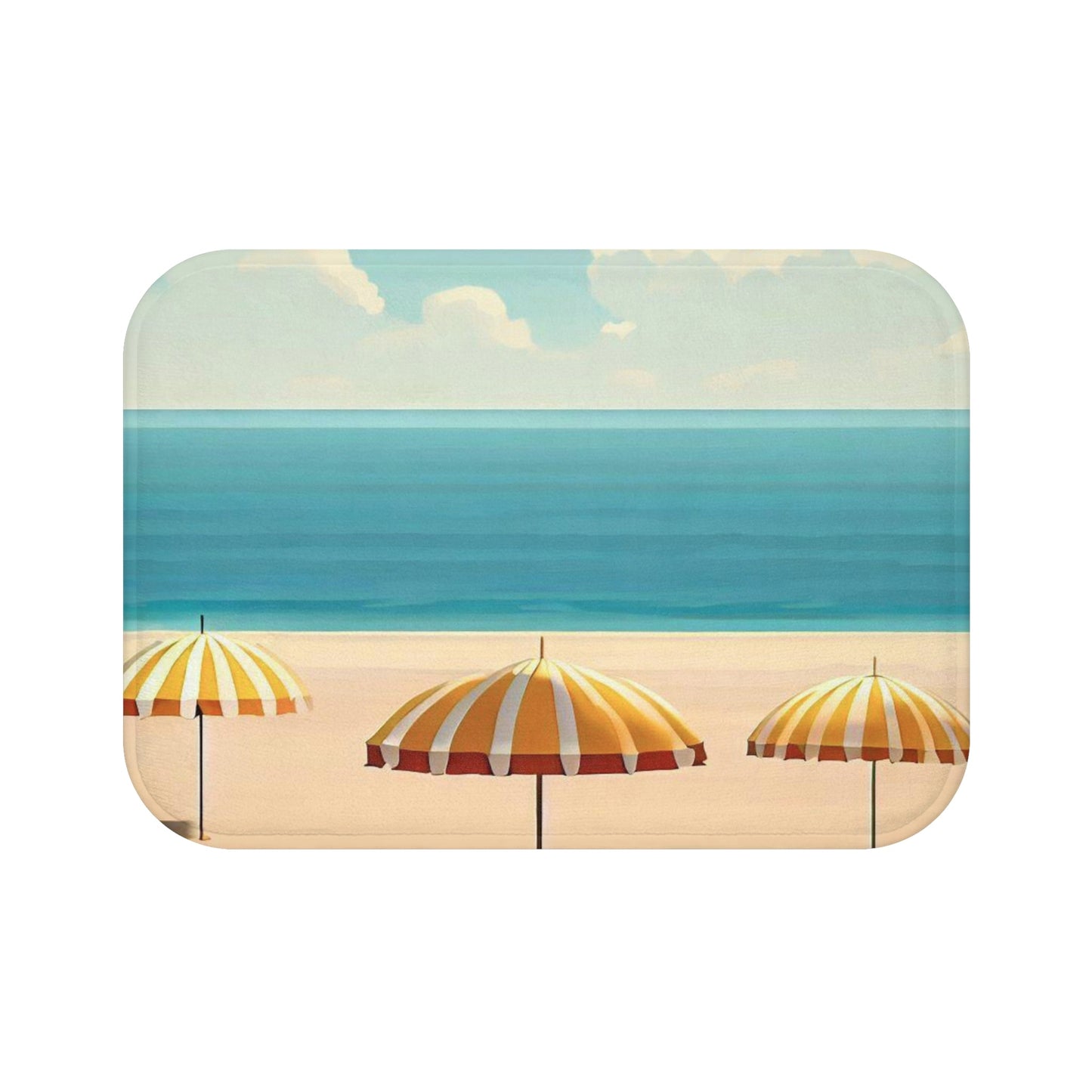 Lazy Beach Days Bath Mat