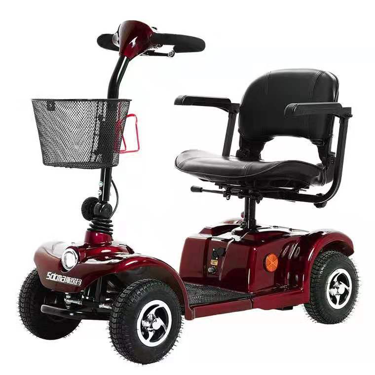 Elderly scooter electric four-wheeled small disabled special smart battery car manufacturer direct sales electric motorcycle