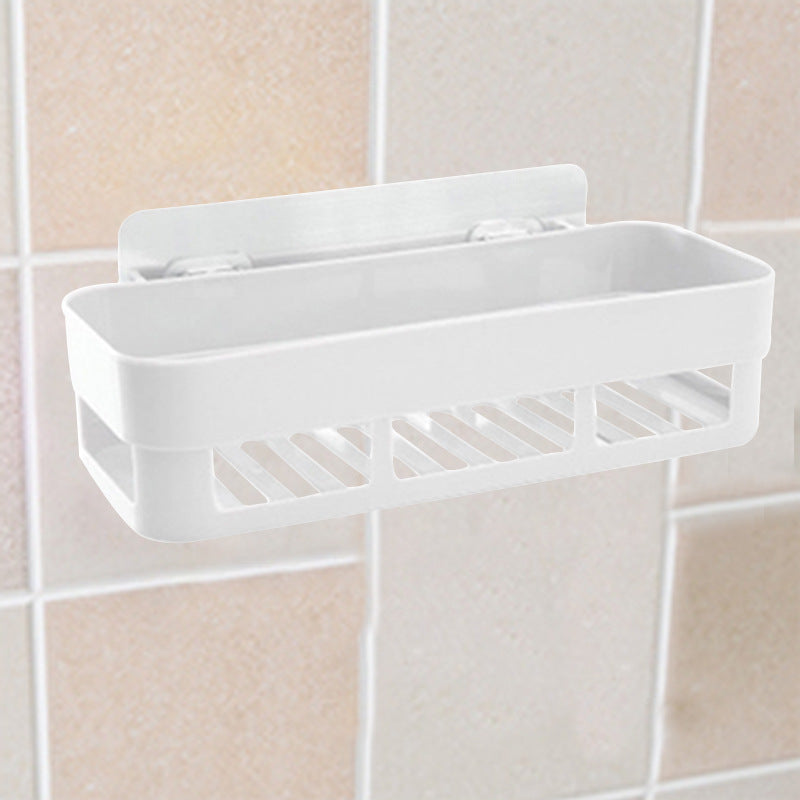 Bathroom wall-mounted shelf free punching seamless wall suction toilet storage shelf toilet toilet storage rack