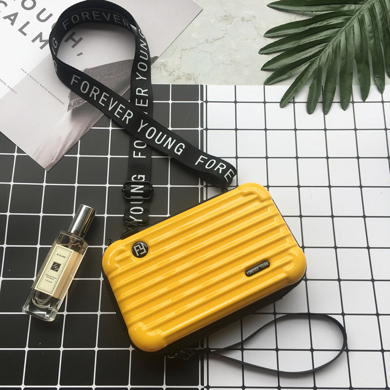 Factory direct sales seven inch cosmetic bag hard shell toiletry bag travel clutch bag portable storage bag PC mini suitcase