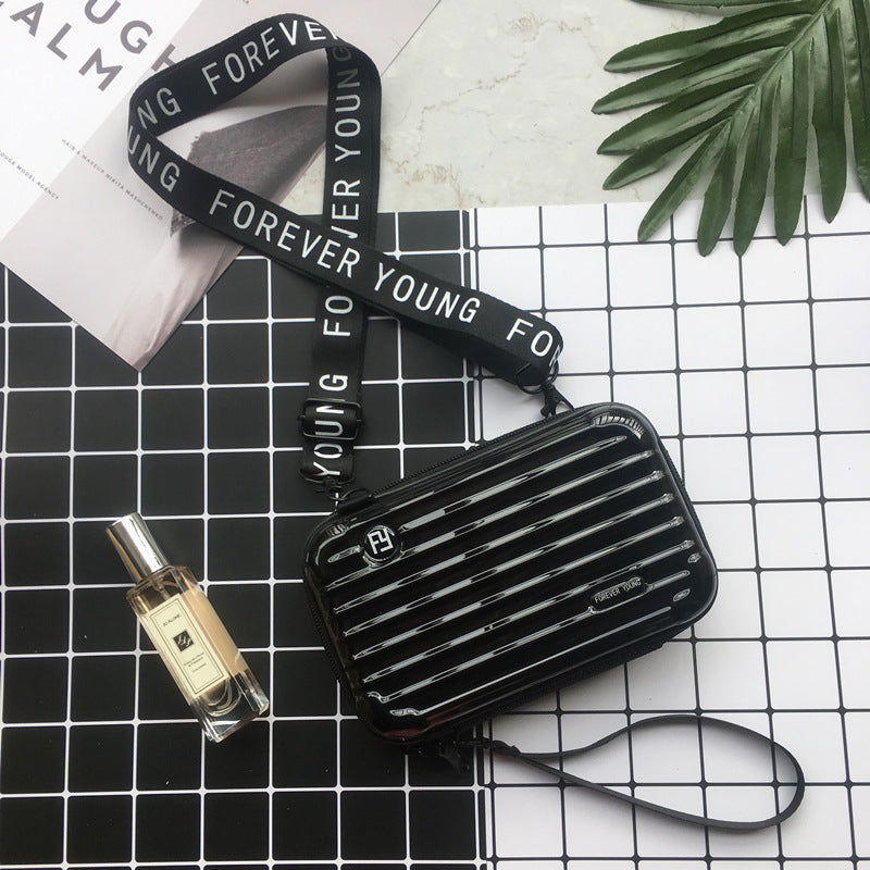 Factory direct sales seven inch cosmetic bag hard shell toiletry bag travel clutch bag portable storage bag PC mini suitcase