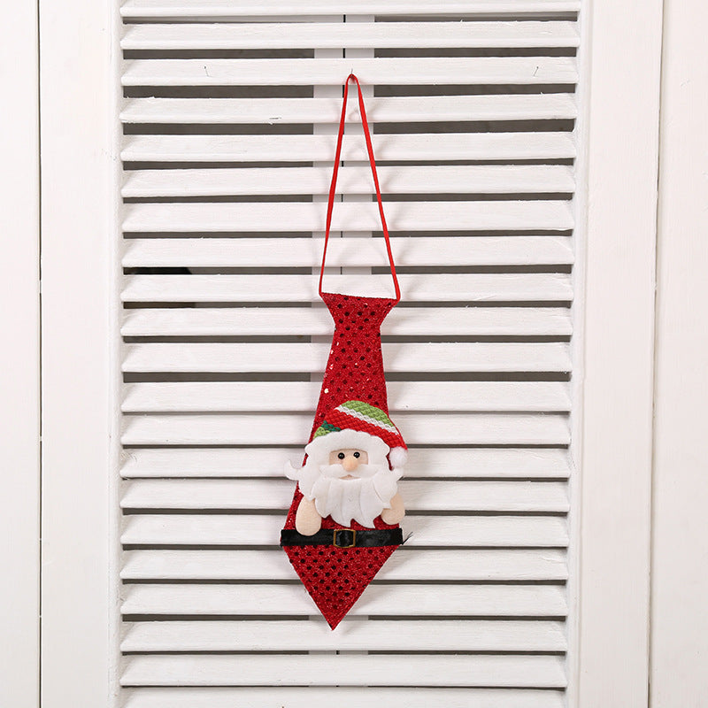 New Santa Claus Snowman Elk Pendant Creative Gift Tie Christmas Tree Decoration Supplies for Adults and Kids