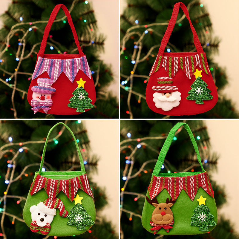 Christmas gift apple bag tote bag adult children children Christmas gift decoration high-end gift bag