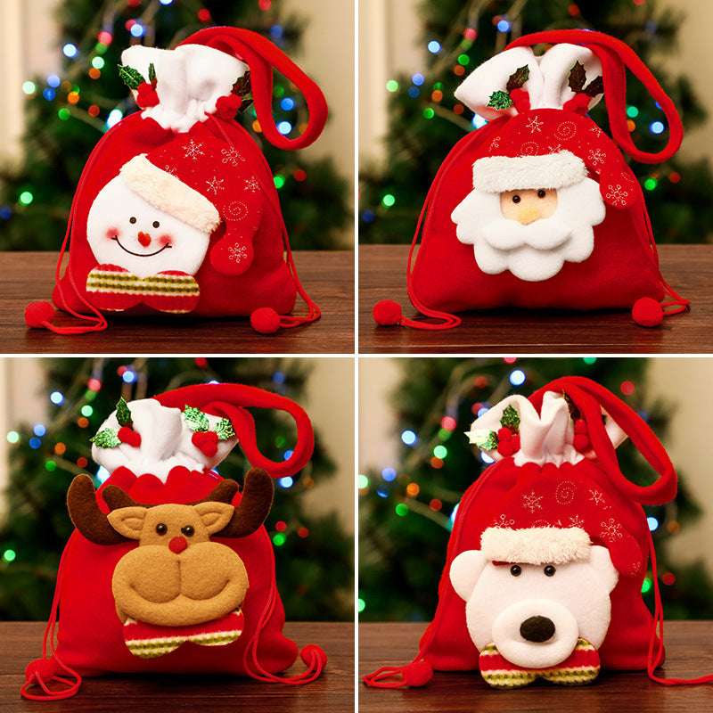 Christmas gift apple bag tote bag adult children children Christmas gift decoration high-end gift bag