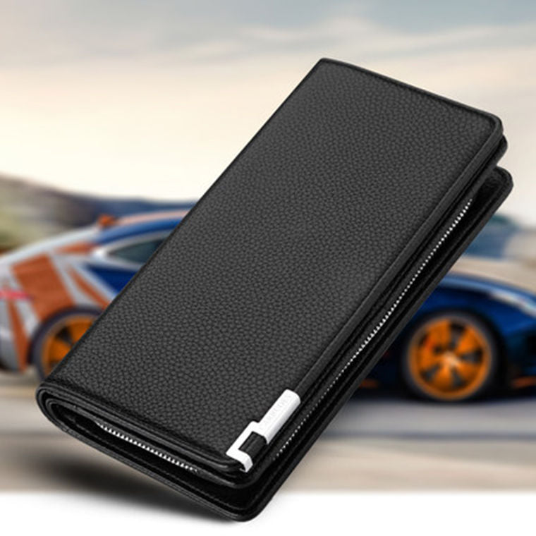 Iron edge handbag men's wallet long wallet multi-card wallet handbag men's business multi-function mobile phone bag hand