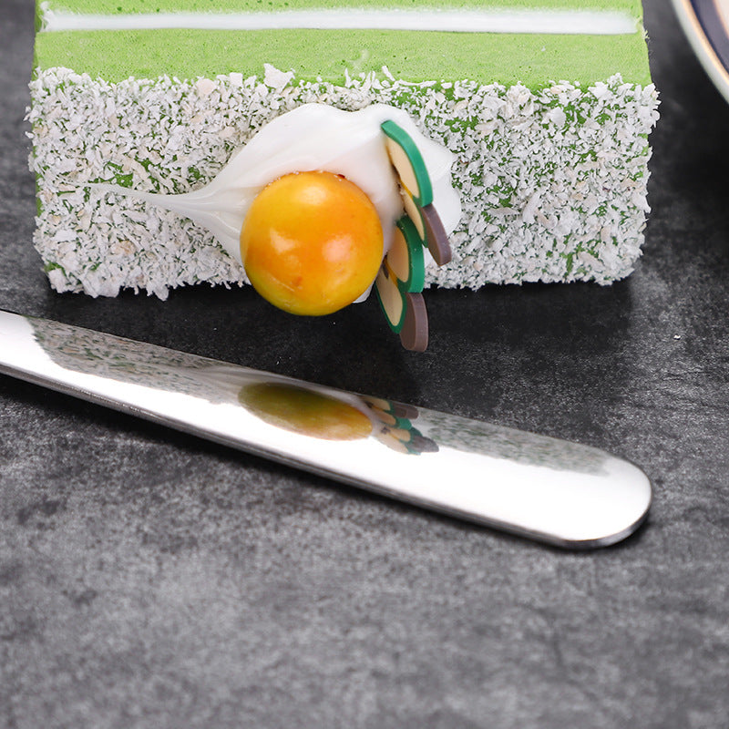 Stainless steel spoon creative 304 wall spoon, coffee mixing spoon, ice bar spoon, hotel tableware, souvenir spoon